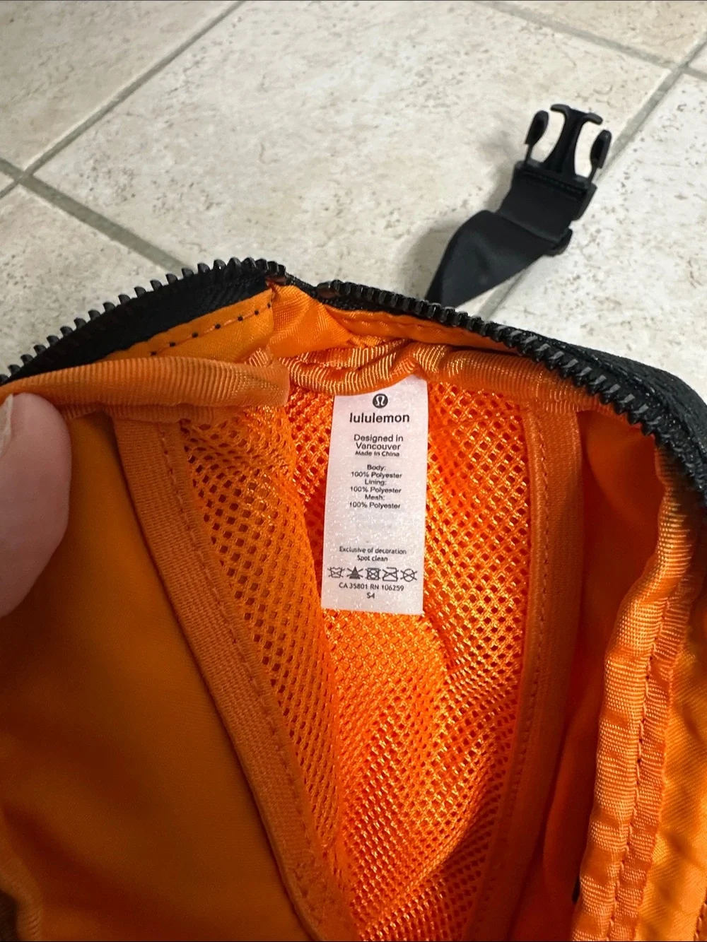 lululemon athletica Black Crossbody Waist Pack
